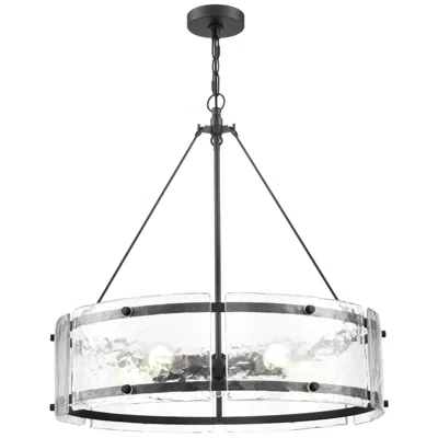 Millennium Lighting Bennetti 24 3/4" Wide Matte Black 5-light Chandelier