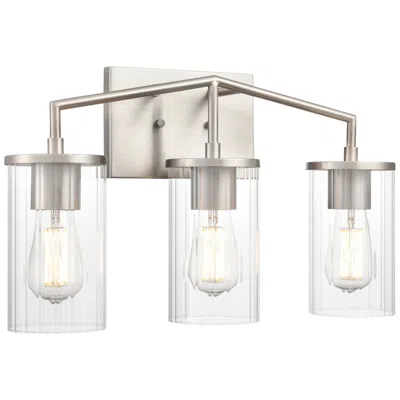 Millennium Lighting Beverlly 20" Wide 3-light Vanity In Brushed Nickel