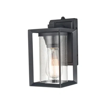 Millennium Lighting Black 1 - Bulb 9'' H Plug-in Outdoor Wall Lantern