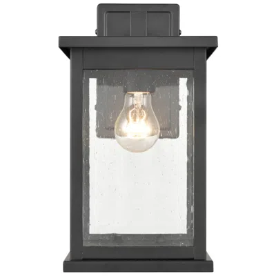 Millennium Lighting Bowton 1 Light Outdoor Wall Sconce Black