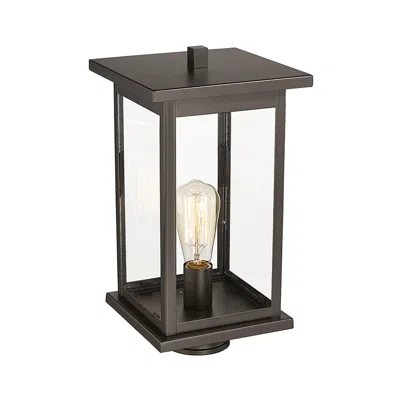 Millennium Lighting Bowton 15 3/4" High Powder-coated Bronze Outdoor Post Light