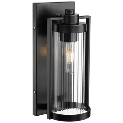 Millennium Lighting Braselton 14" High 1-light Outdoor Wall Sconce In Powder Coated Black