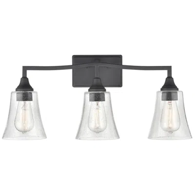 Millennium Lighting Caily 3 Light Vanity Fixture In Matte Black