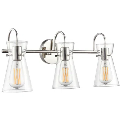 Millennium Lighting Camellia 22" Wide 3-light Vanity In Polished Nickel