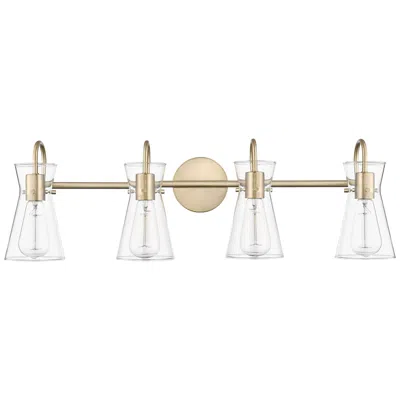 Millennium Lighting Camellia 30 3/4"w Modern Gold 4-light Bath Light