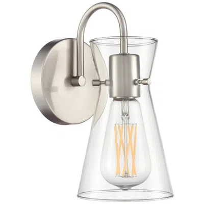 Millennium Lighting Camellia 4.75" Wide 1-light Vanity In Brushed Nickel