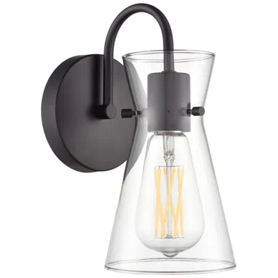 Millennium Lighting Camellia 4.75" Wide 1-light Vanity In Matte Black