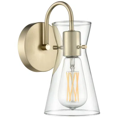 Millennium Lighting Camellia 4.75" Wide 1-light Vanity In Modern Gold