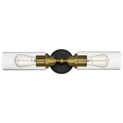 Millennium Lighting Cava 23 1/2" Wide Black And Bronze 2-light Vanity Bath Light