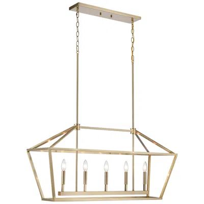 Millennium Lighting Cavelli 40" Modern Gold 5-light Island Pendant