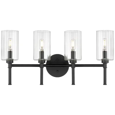 Millennium Lighting Chastine 4-light Vanity Light In Matte Black