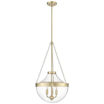 Millennium Lighting Clarra 3-light Modern Gold Pendant