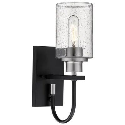 Millennium Lighting Clifton 1-light Indoor Wall Sconce In Black/nickel
