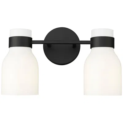 Millennium Lighting Corella 2-light Vanity Light In Matte Black
