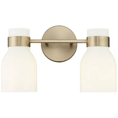 Millennium Lighting Corella 2-light Vanity Light In Modern Gold