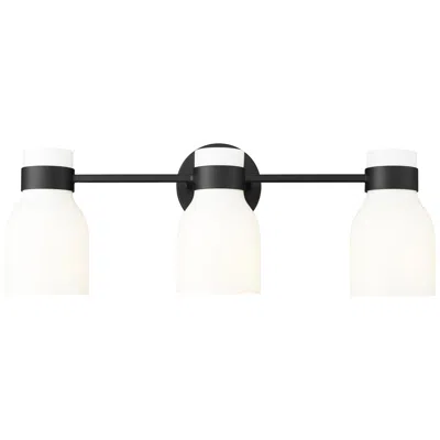 Millennium Lighting Corella 3-light Vanity Light In Matte Black