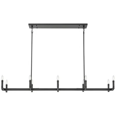 Millennium Lighting Daxley 10-light Chandelier In Matte Black