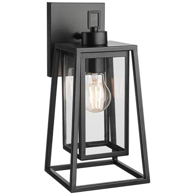 Millennium Lighting Denzell 13.5" High 1-light Outdoor Wall Sconce In Powder Coated Black