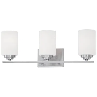 Millennium Lighting Durham 3 Light Vanity Fixture Satin Nickel