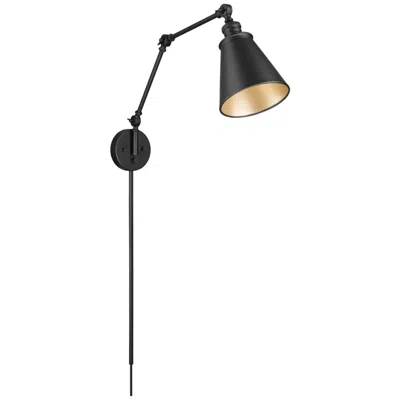 Millennium Lighting Evonne Matte Black Swing Arm Wall Lamp
