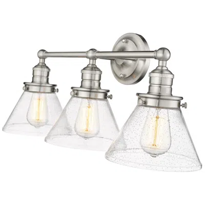 Millennium Lighting Eyden 3 Light Vanity Fixture In Brushed Nickel