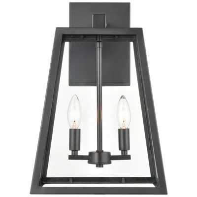 Millennium Lighting Grant 2 Light Outdoor Sconce Black