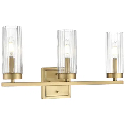 Millennium Lighting Iversen 21" Wide 3-light Vanity In Vintage Brass