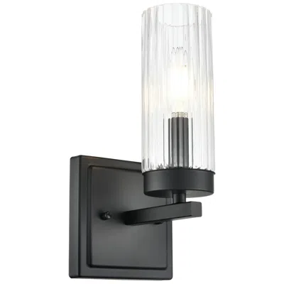 Millennium Lighting Iversen 5" Wide 1-light Vanity In Matte Black