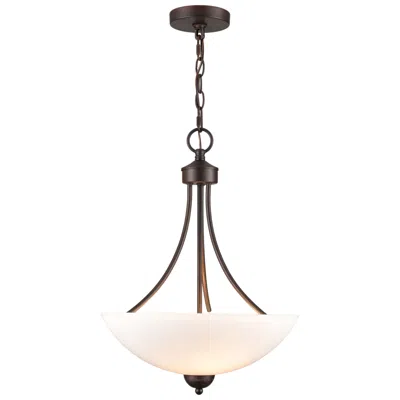 Millennium Lighting Ivey Lake 15" Wide Rubbed Bronze Bowl Pendant Light