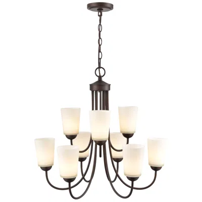 Millennium Lighting Ivey Lake 25 1/4" Wide 9-light Tiered Chandelier