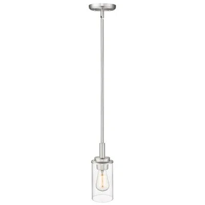 Millennium Lighting Janna 1 Light Mini-pendant Fixture In Brushed Nickel