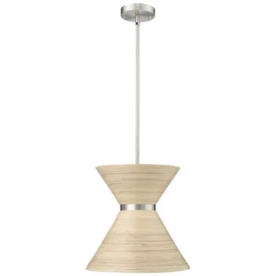 Millennium Lighting Jaycen 13 1/2" Wide Brushed Nickel Pendant Light