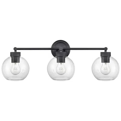 Millennium Lighting Jonatan 3-light Vanity Light In Matte Black In Multi