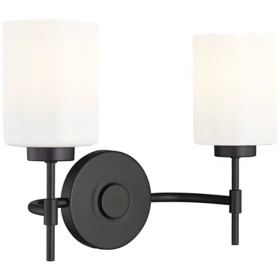 Millennium Lighting Keylee 15.5" Wide 2-light Vanity In Matte Black
