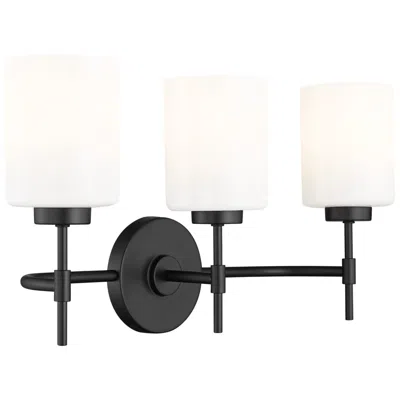 Millennium Lighting Keylee 22" Wide 3-light Vanity In Matte Black