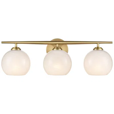 Millennium Lighting Kimorra 24" Wide Vintage Brass 3-light Vanity Bath Light