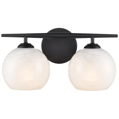 Millennium Lighting Kimorra 2-light Vanity Light In Matte Black