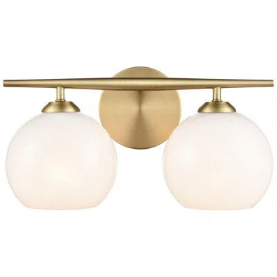 Millennium Lighting Kimorra 2-light Vanity Light In Vintage Brass