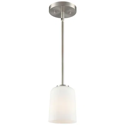 Millennium Lighting Laphia 5" Wide Brushed Nickel Mini Pendant