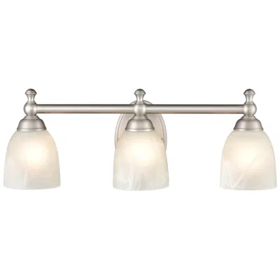 Millennium Lighting Lassa 21 1/2" Wide Satin Nickel 3-light Bath Light