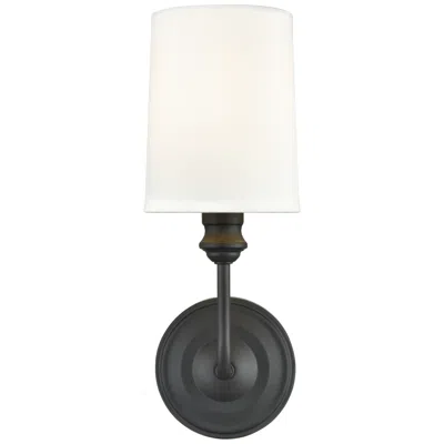 Millennium Lighting Leena 1-light Indoor Wall Sconce In Matte Black In Multi
