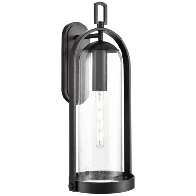 Millennium Lighting Luxio 24.75" High 1-light Outdoor Wall Sconce In Powder Coated Black