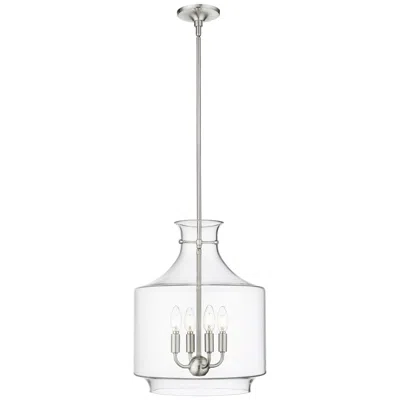 Millennium Lighting Mahannah 4-light Pendant In Brushed Nickel