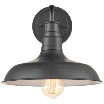 Millennium Lighting Malcolm 10" High Powder-coated Black Outdoor Wall Light
