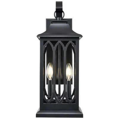 Millennium Lighting Mallorey 2-light Outdoor Wall Sconce In Black