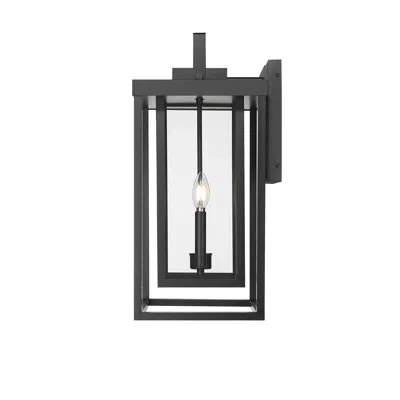 Millennium Lighting Mcdonough 22.25" High 2-light Outdoor Wall Lantern - Powder Coated Black In Matte Black