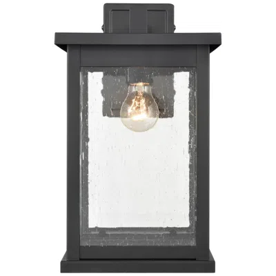 Millennium Lighting Millennium Bowton 15.25" Powder Coated Black Outdoor Wall Sconce