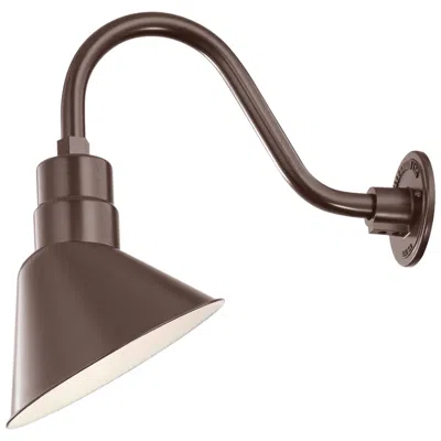 Millennium Lighting Millennium R Series 10" Architectural Bronze Angle Shade In Brown