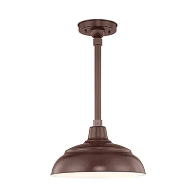 Millennium Lighting Millennium R Series 1-light 14" Architectural Bronze Warehouse Shade In Brown