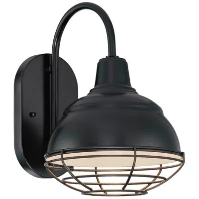 Millennium Lighting Millennium R Series 1-light 8" Satin Black Wall Light With Shade